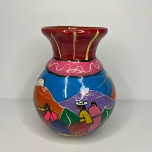 Colorful Handcrafted Ceramic Vase